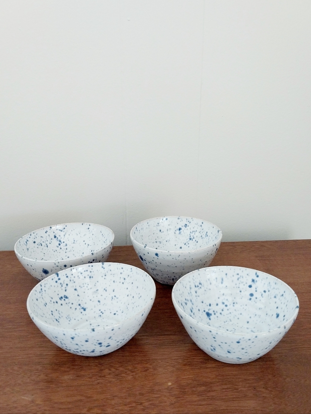 Set Of 4 Seagrove Pottery Prep Bowls - Picture 4 of 7